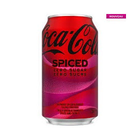 Coca cola   " Spiced framboise   " 33cl  (x 24 ) " selon arrivages"