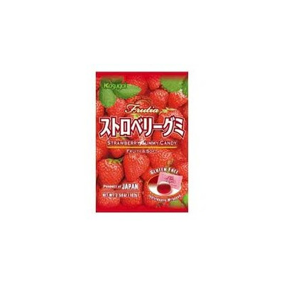 Kasugai fraise gummy 102g