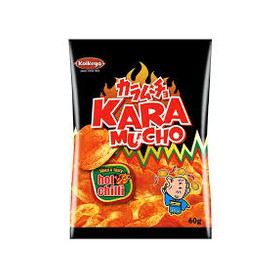 Karamucho Koikeya Potato snack hot chilli black 60gg